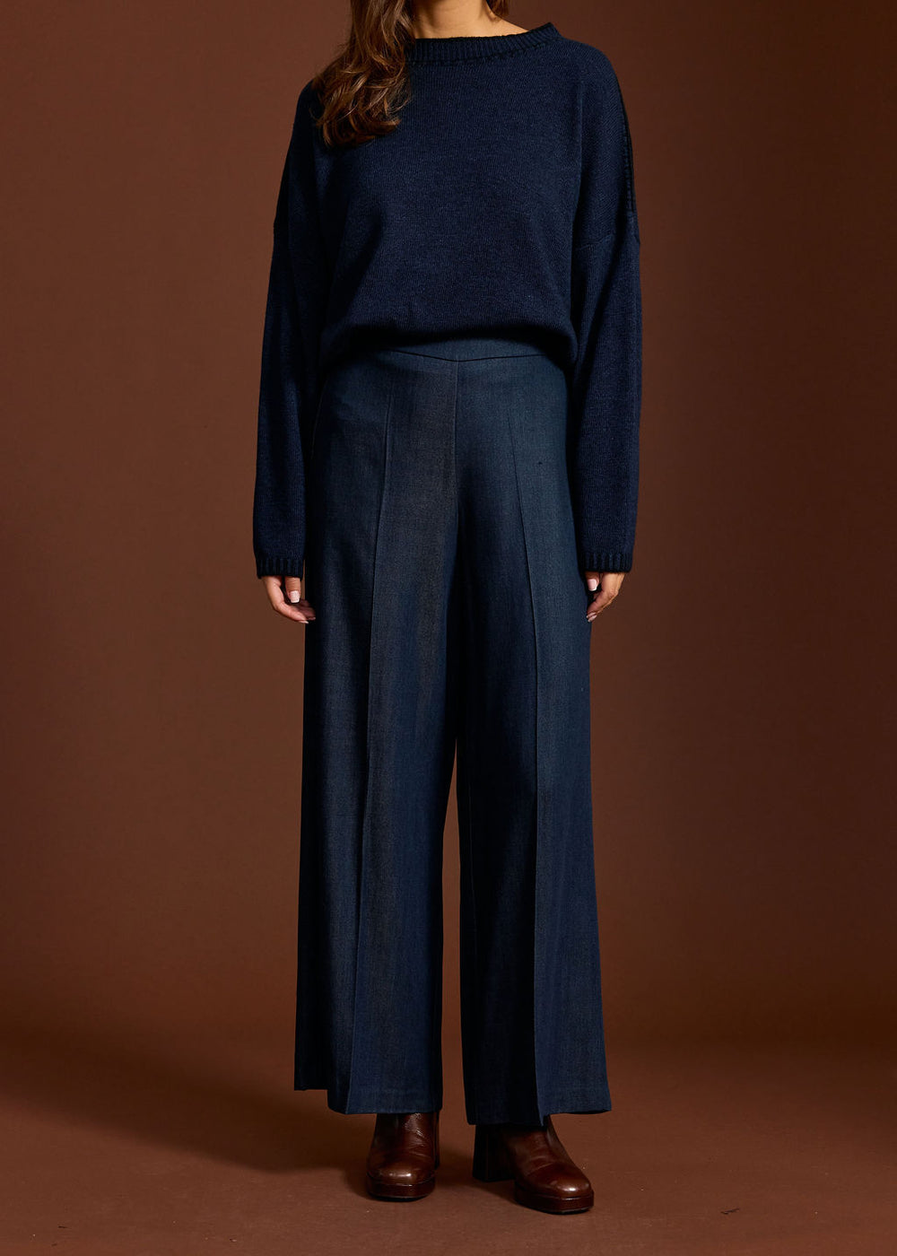 PANTALON 7/8IÈME PARSON DENIM