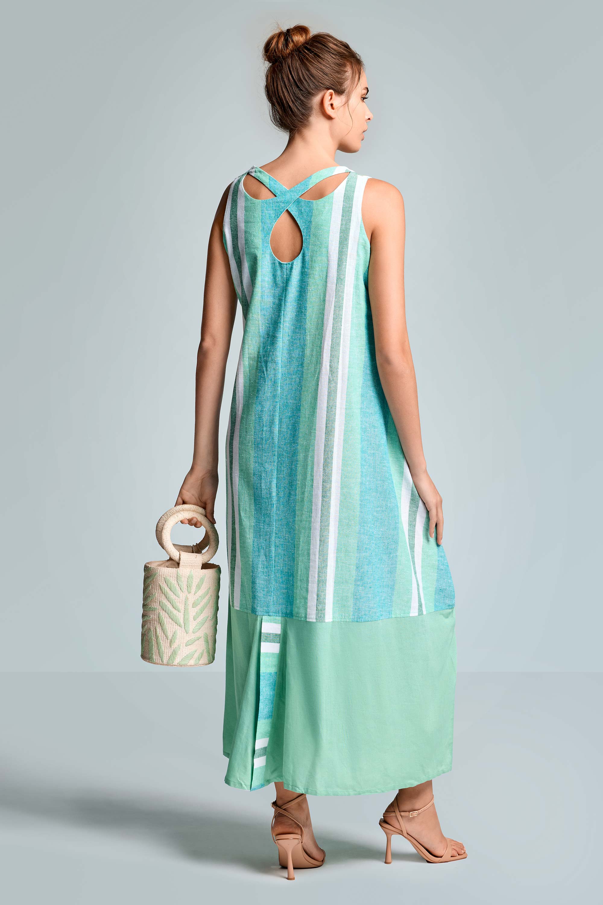 Robe ample en Lin