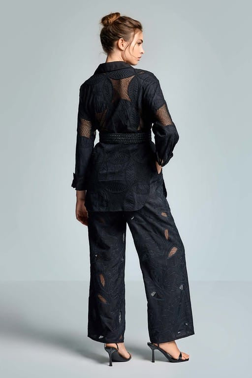 Chemise oversize en filet
