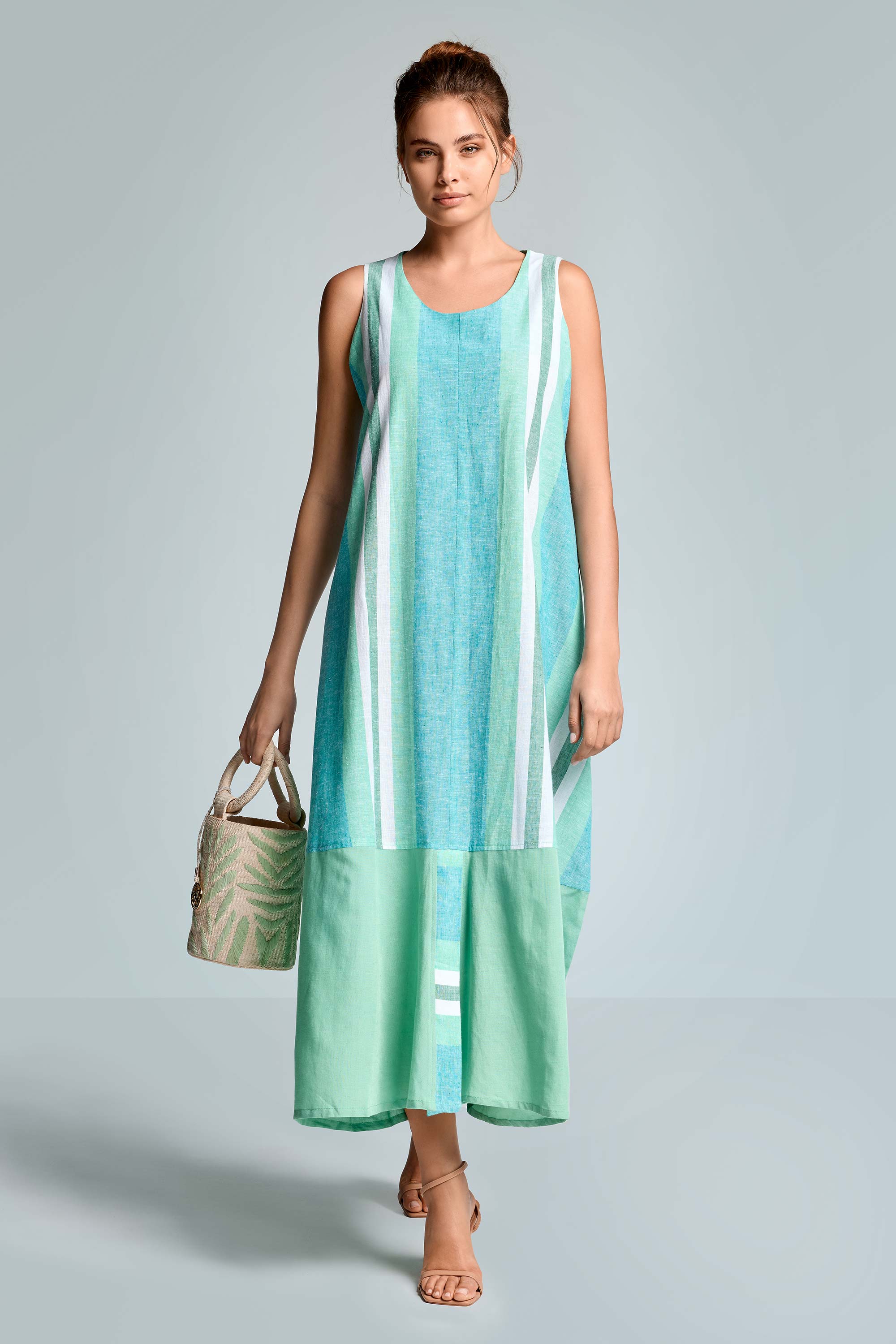 Robe ample en Lin