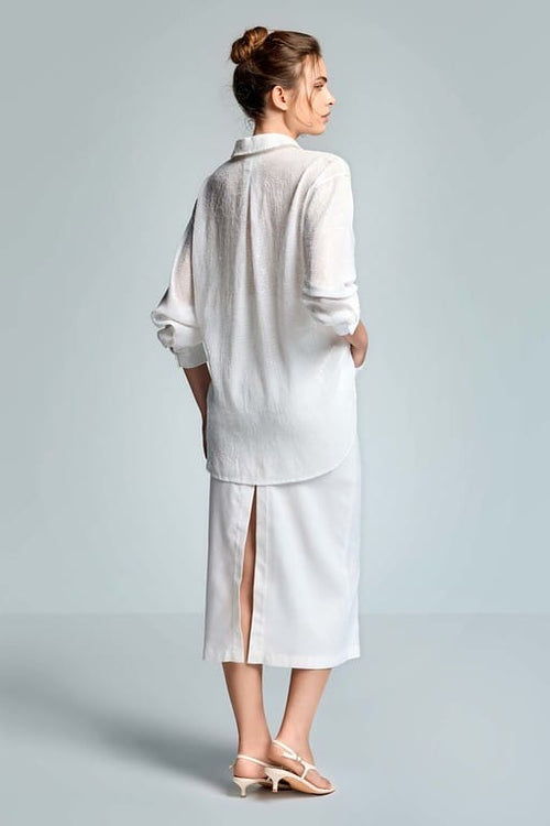 Chemise Lily oversize à paillettes