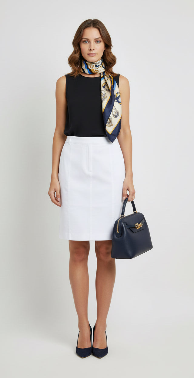 Jupe courte en Coton