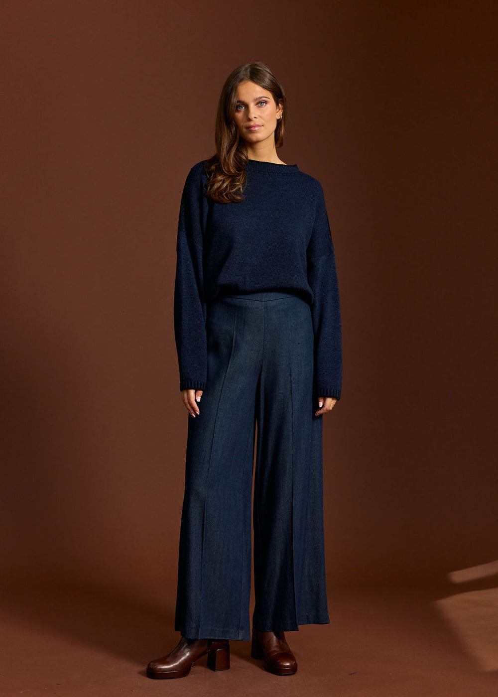 PANTALON 7/8IÈME PARSON DENIM