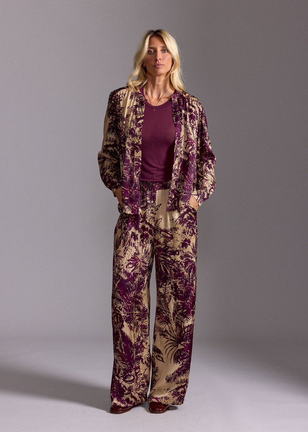 PANTALON IMPRIMÉ RUDY PALM