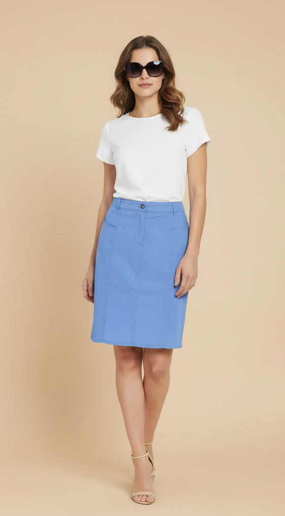 Jupe courte en Coton