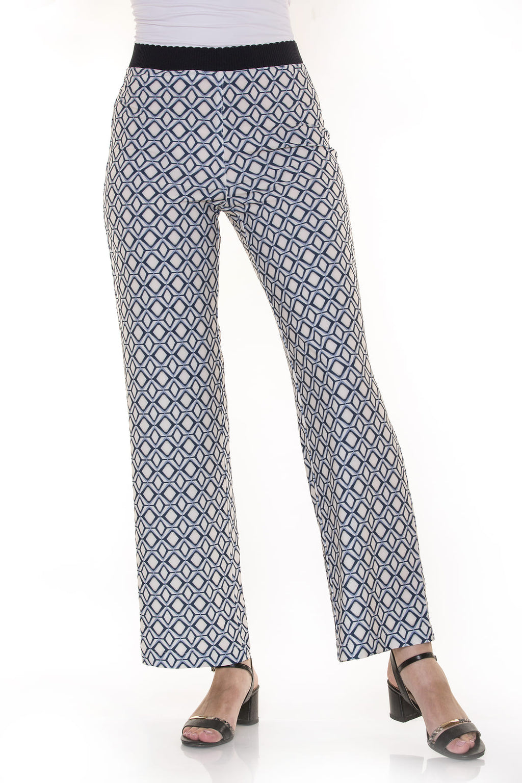 Pantalon fluide à taille élastique