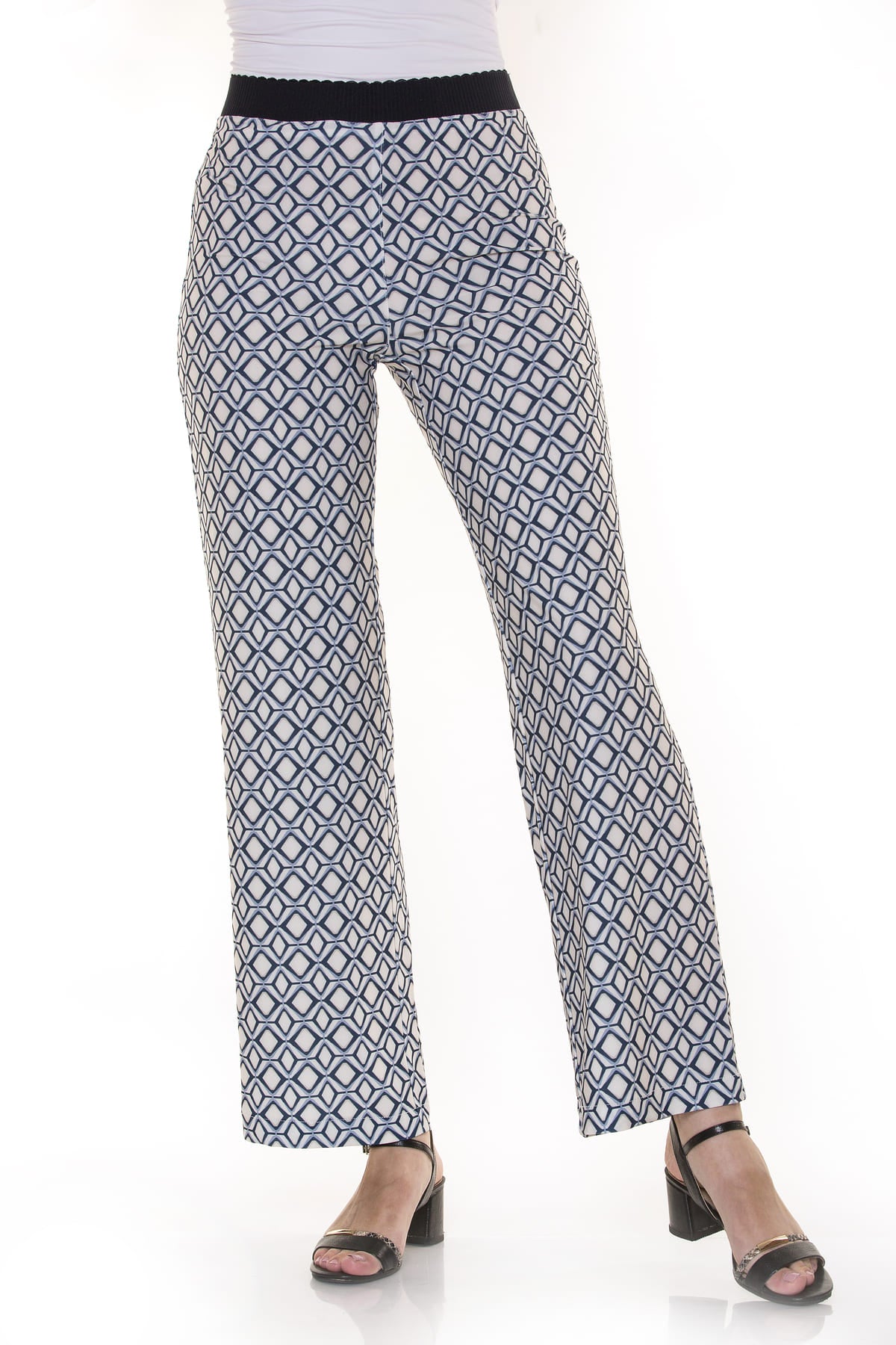 Pantalon fluide à taille élastique