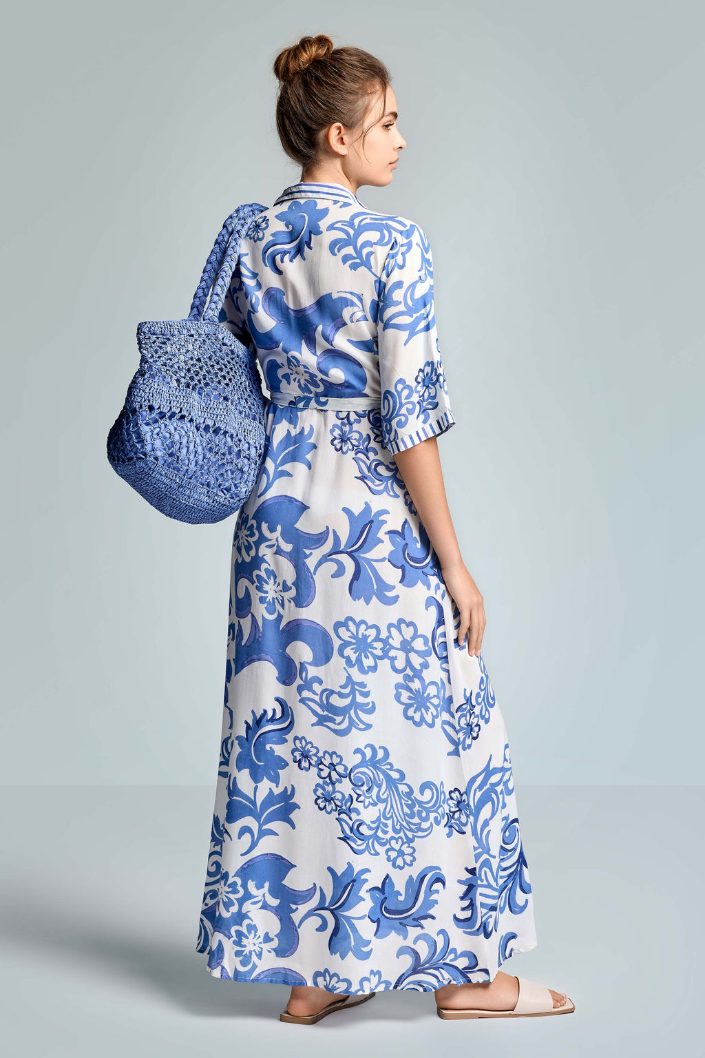 Robe imprimée en viscose