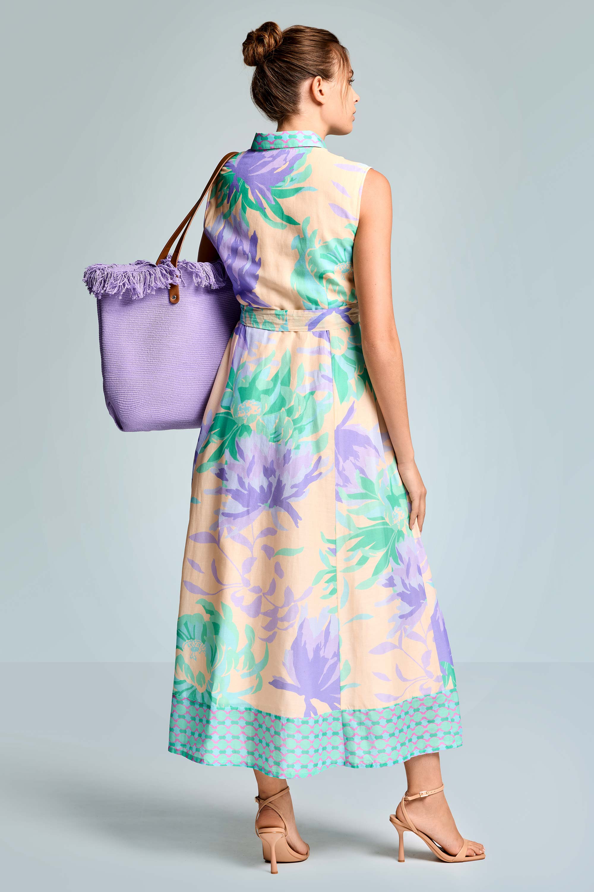 Robe longue sans manche