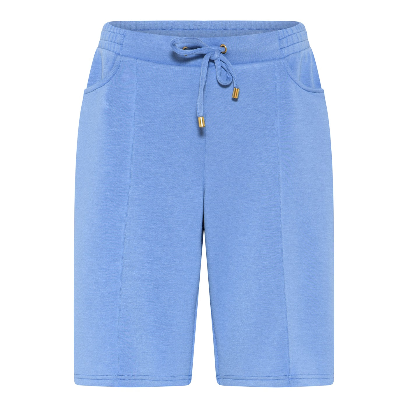Short bleu à lacets