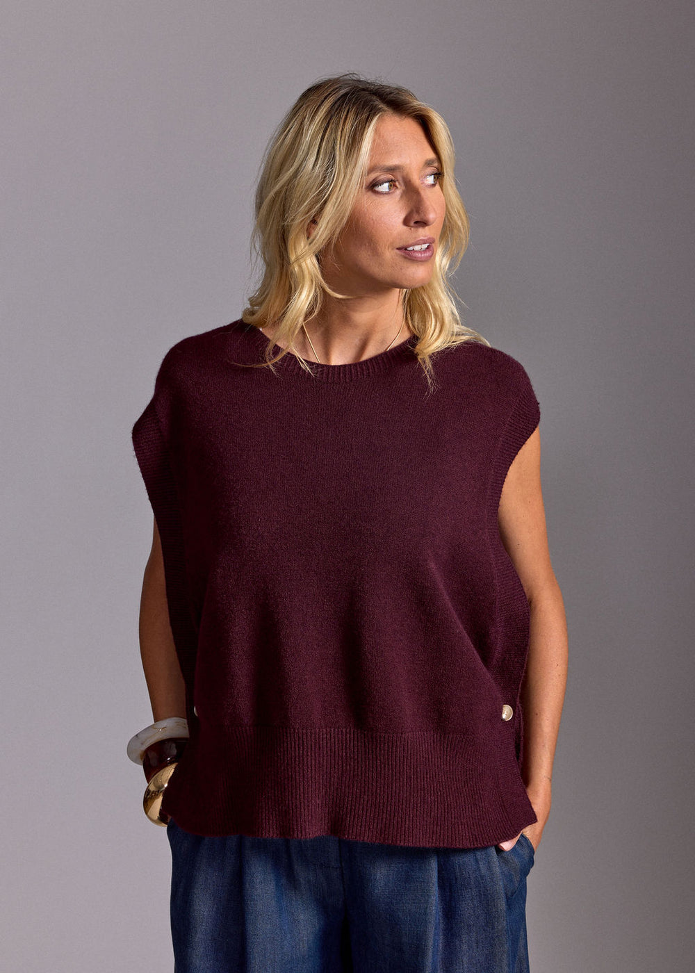 PULL SANS MANCHES MARCIA VINO