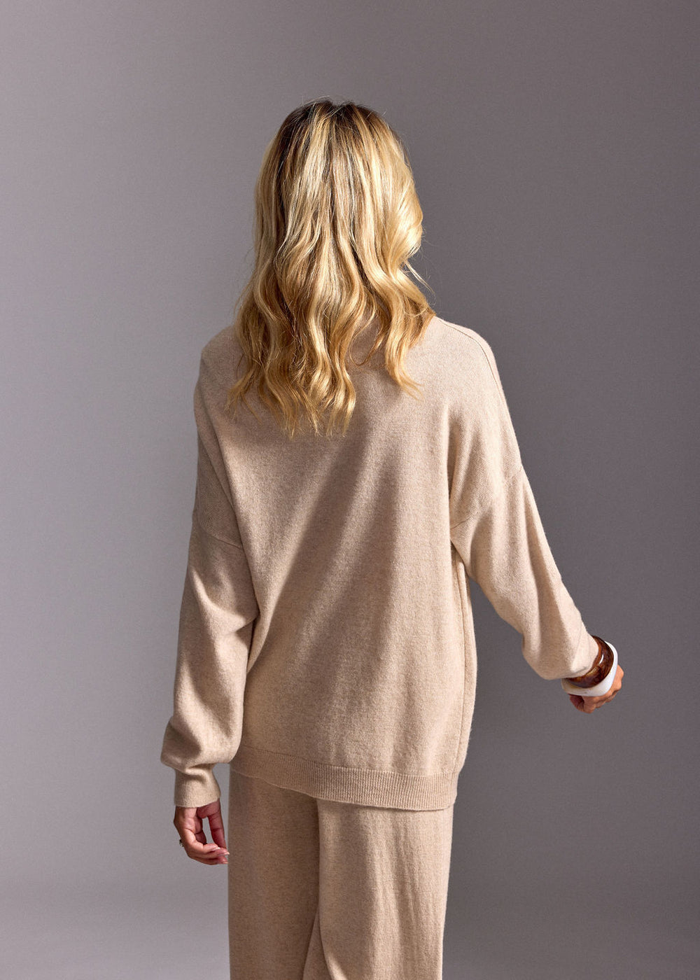 PULL COL MONTANT JODY BEIGE