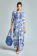 Robe imprimée en viscose