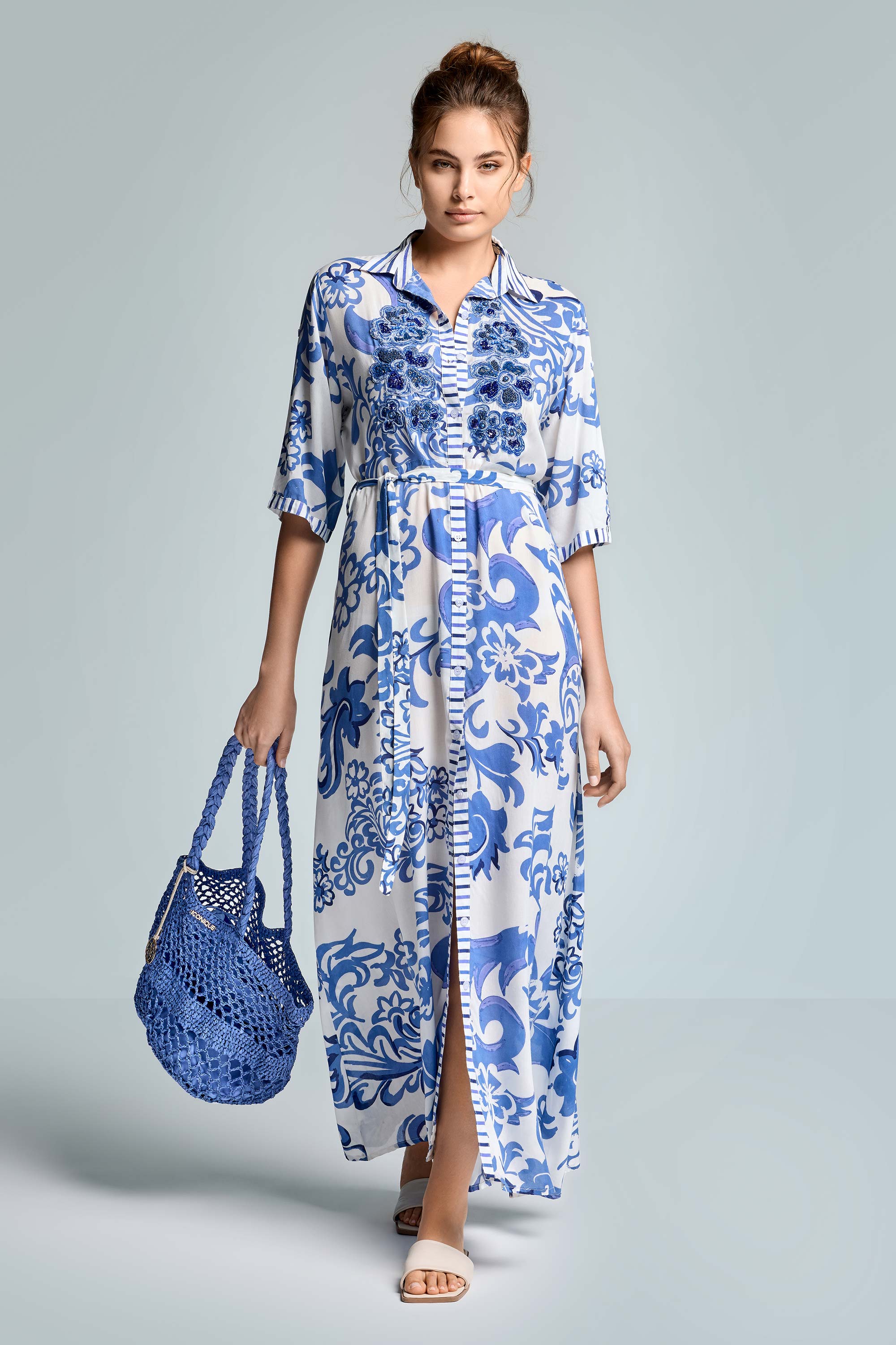 Robe imprimée en viscose
