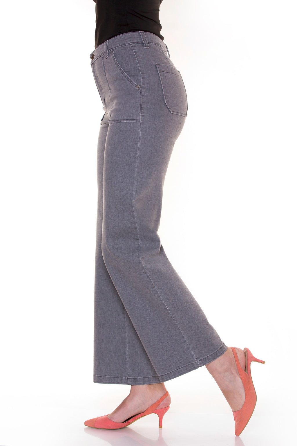Pantalon dénin large