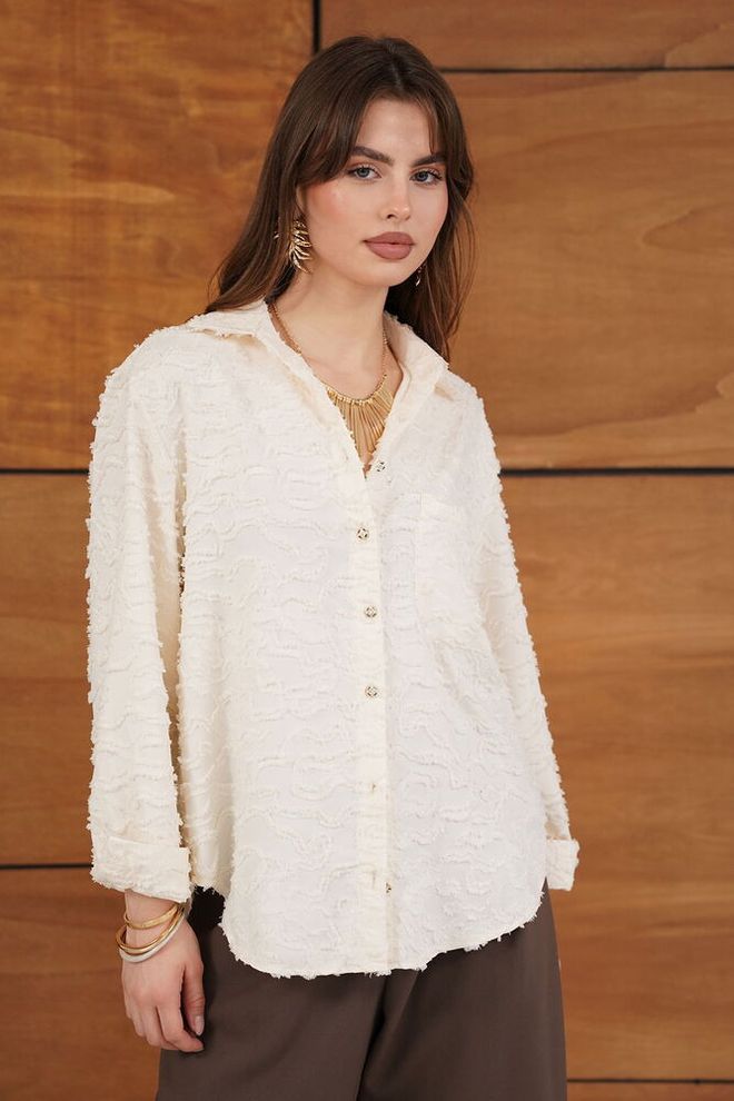Chemise large fluide