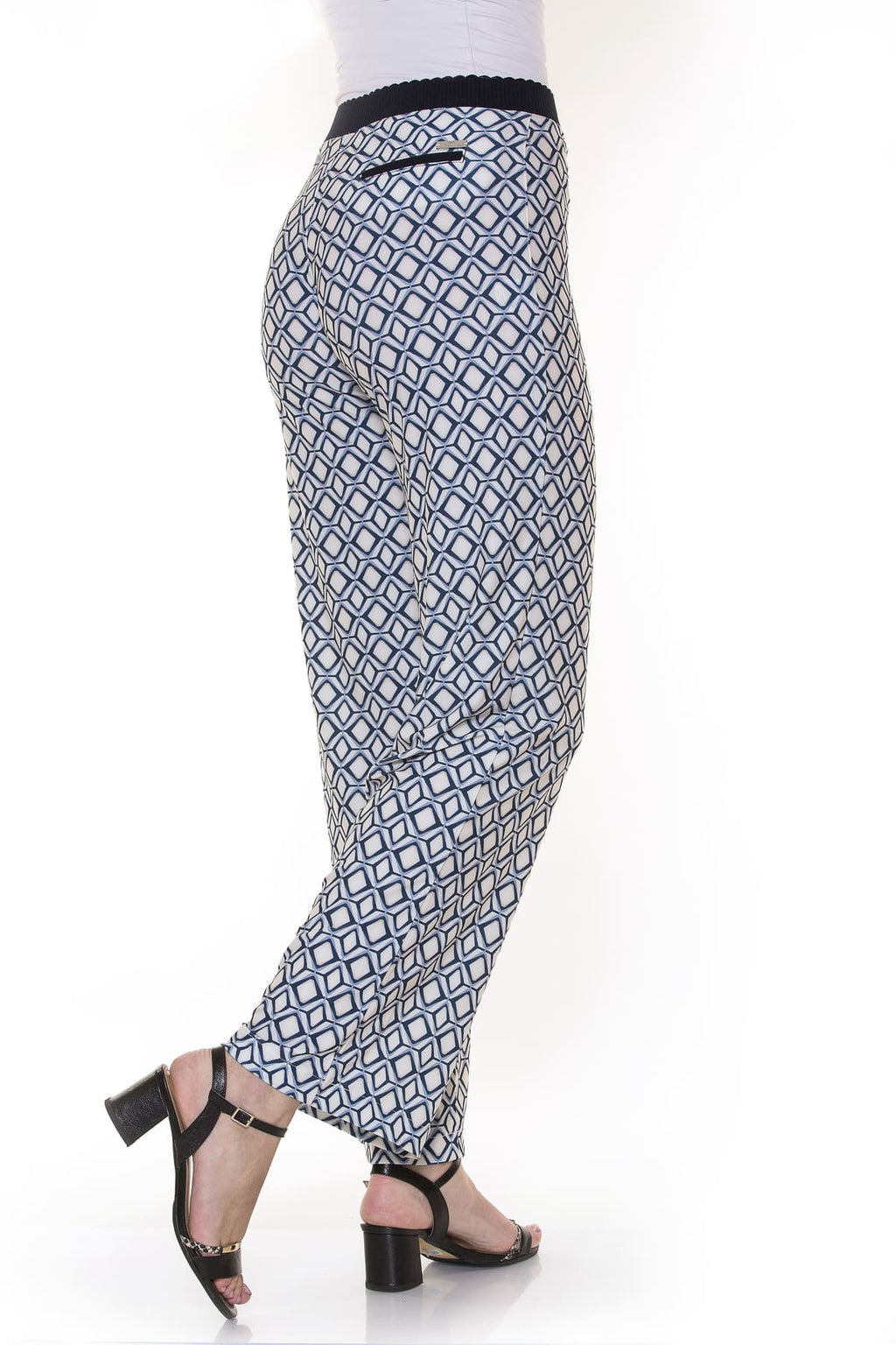 Pantalon fluide à taille élastique