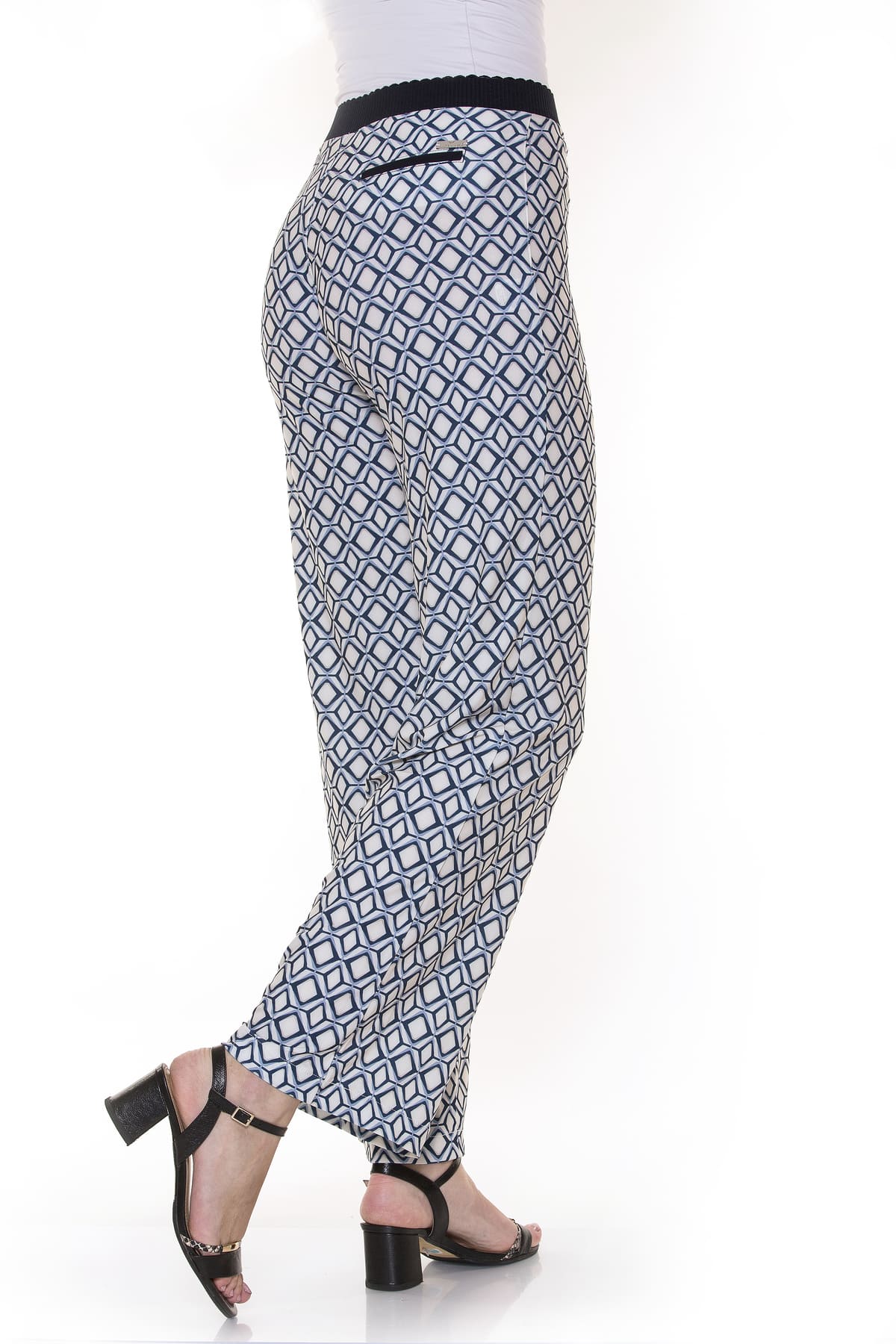 Pantalon fluide à taille élastique