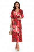 Robe fluide multicolore