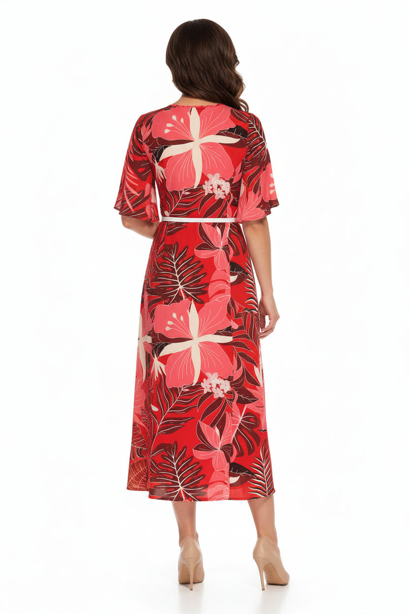 Robe fluide multicolore