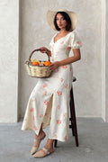 Robe cintrée fleuri