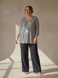 Blouse sequins