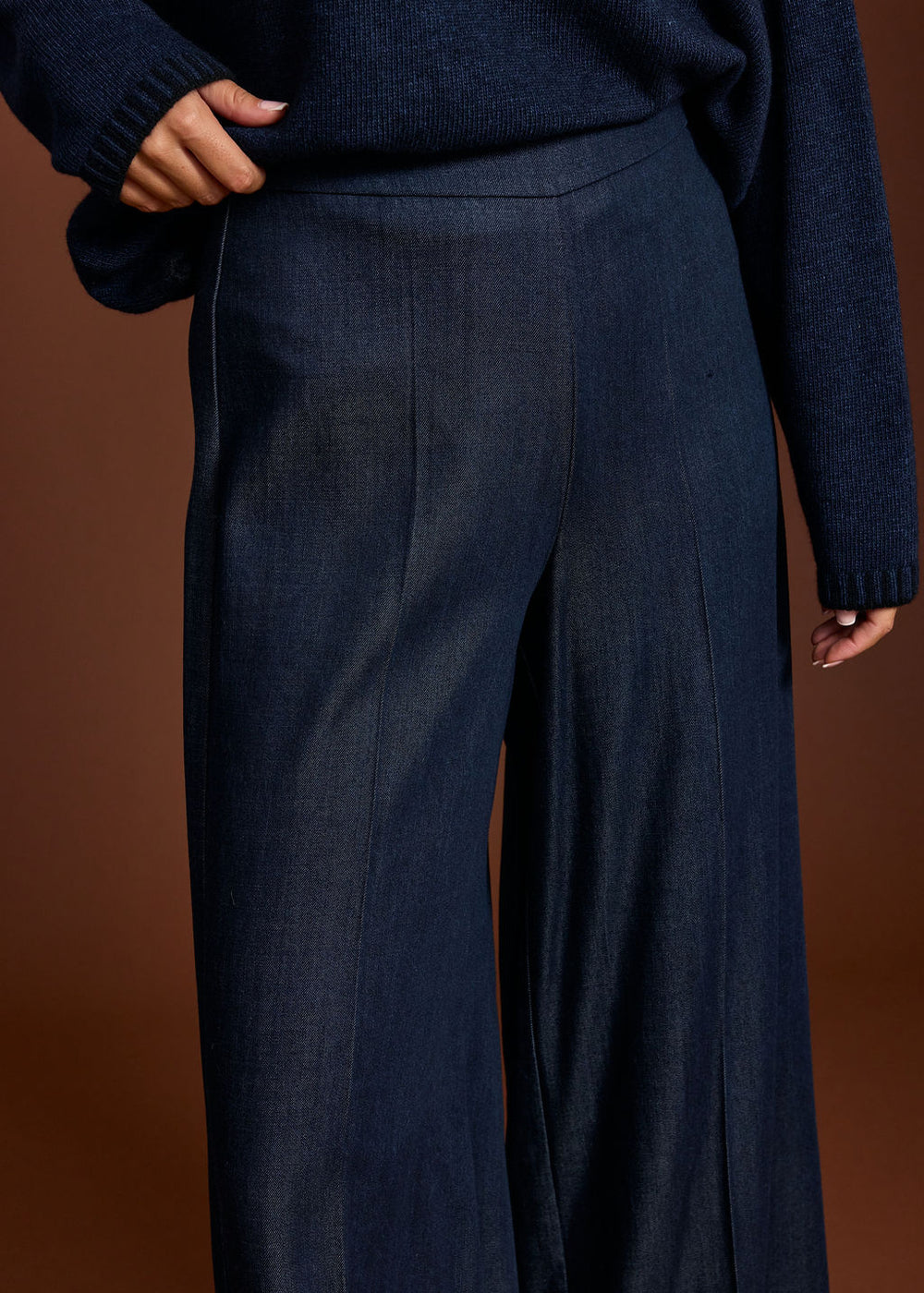 PANTALON 7/8IÈME PARSON DENIM