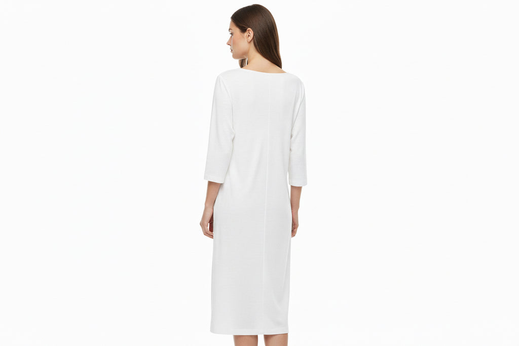 Robe longue blanche