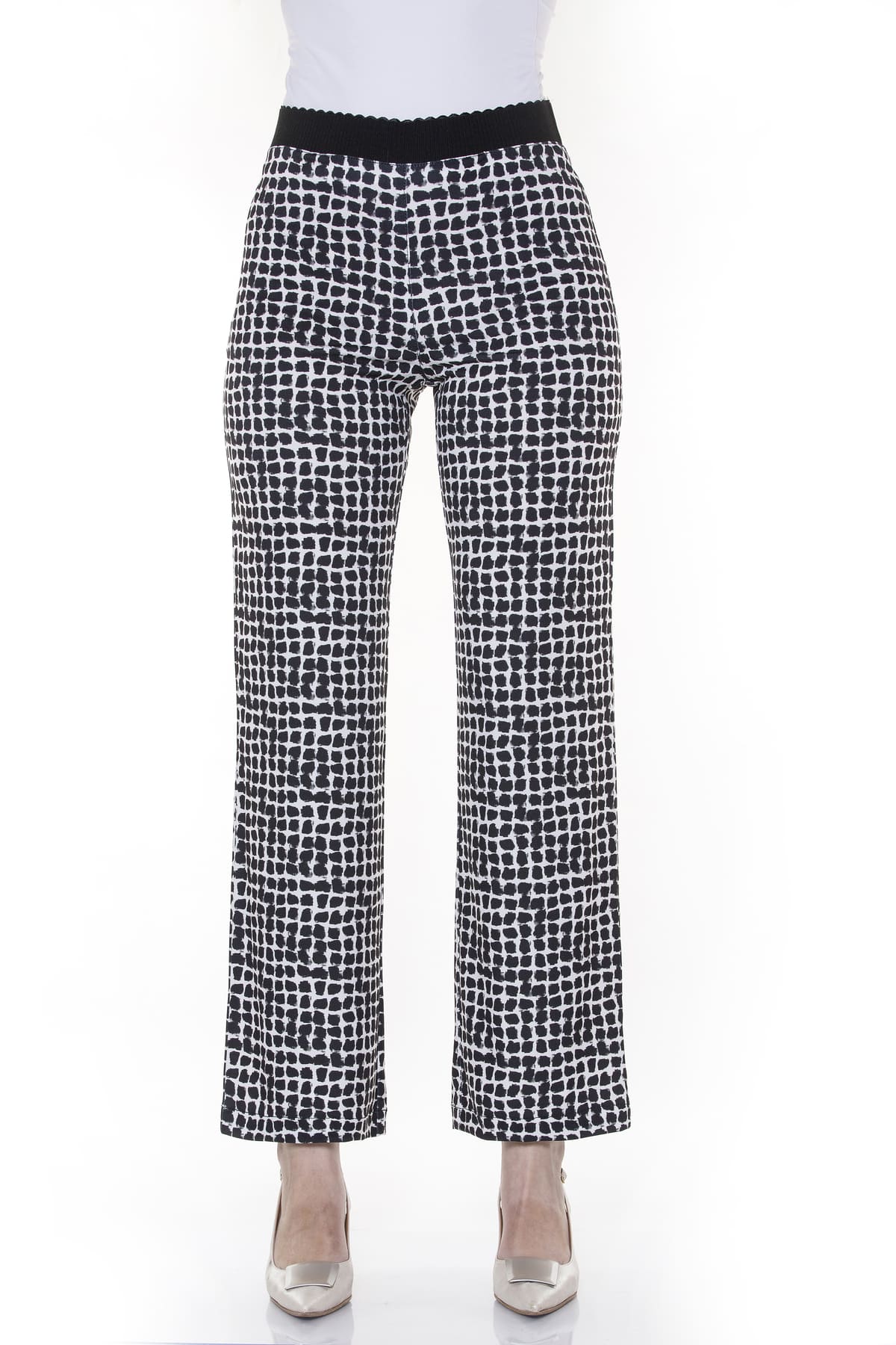 Pantalon imprimé fluide