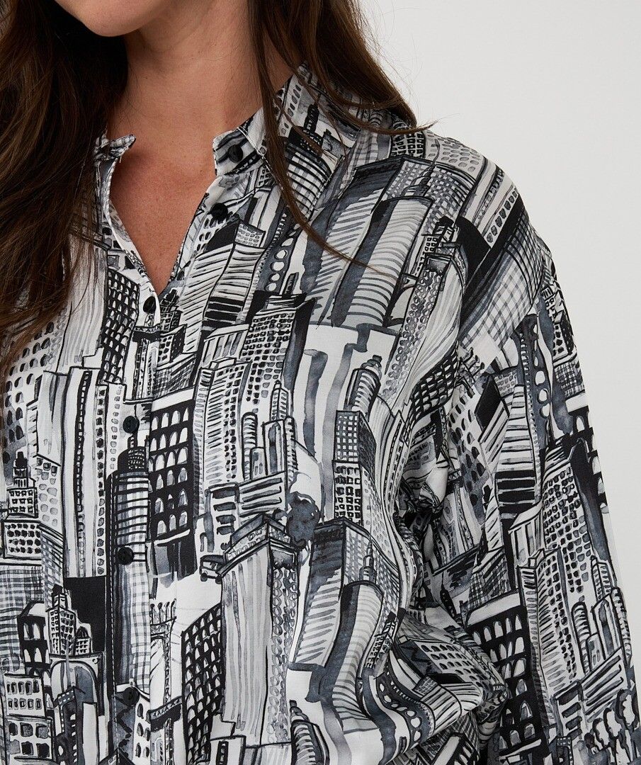 BLOUSE IMPRIMÉE CITY