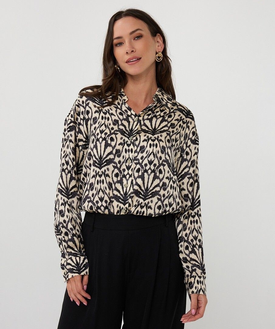 BLOUSE OVERSIZED CITY SIGN