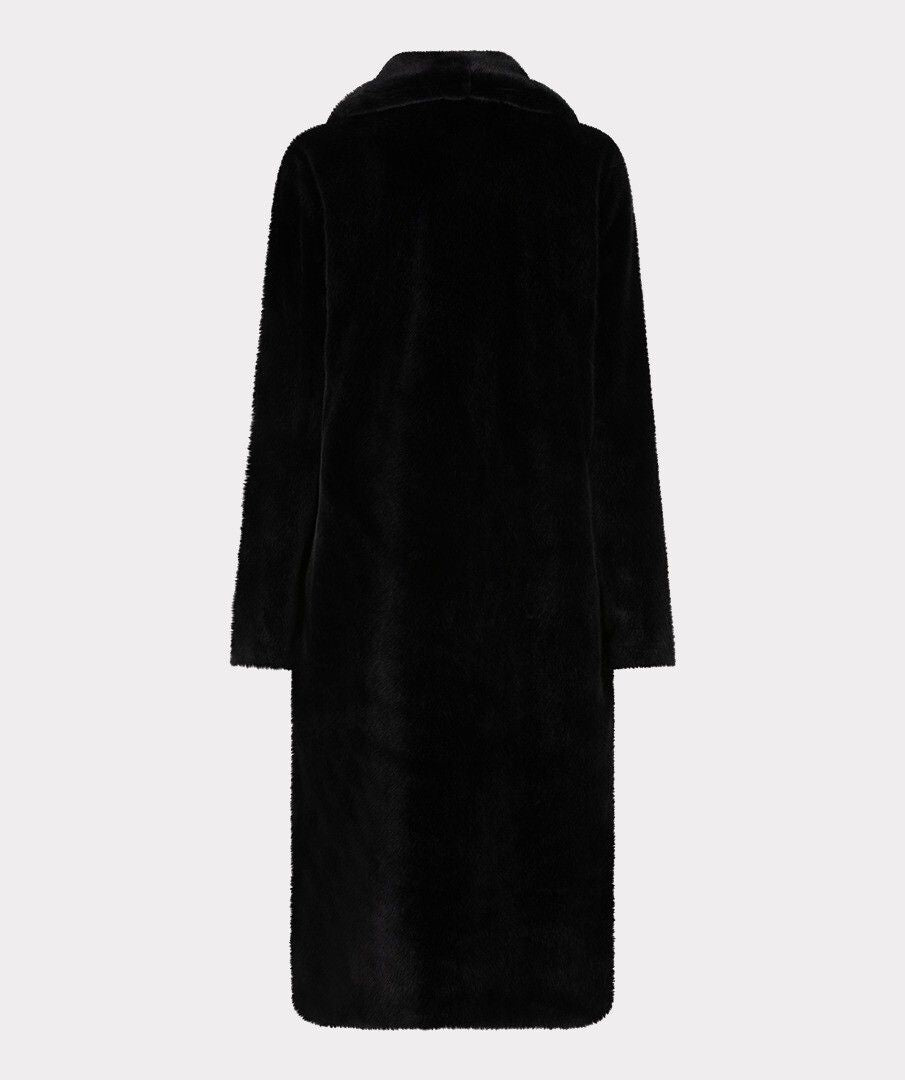 Manteau mi long col tailleur