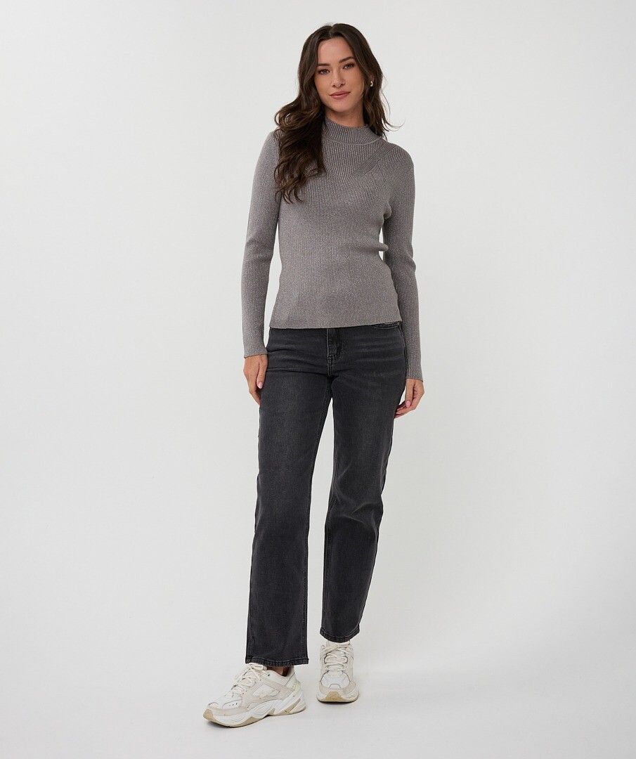 TOP COL RIB LUREX