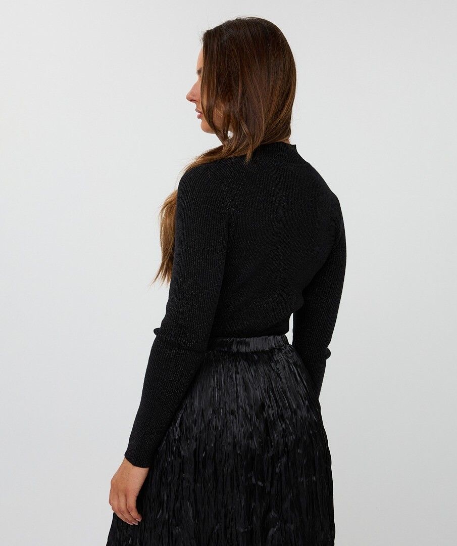 TOP COL RIB LUREX