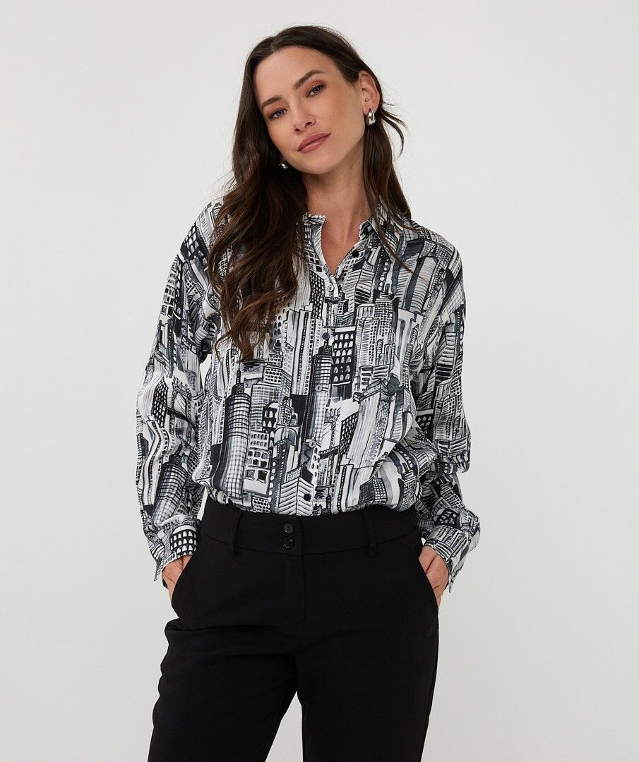BLOUSE IMPRIMÉE CITY