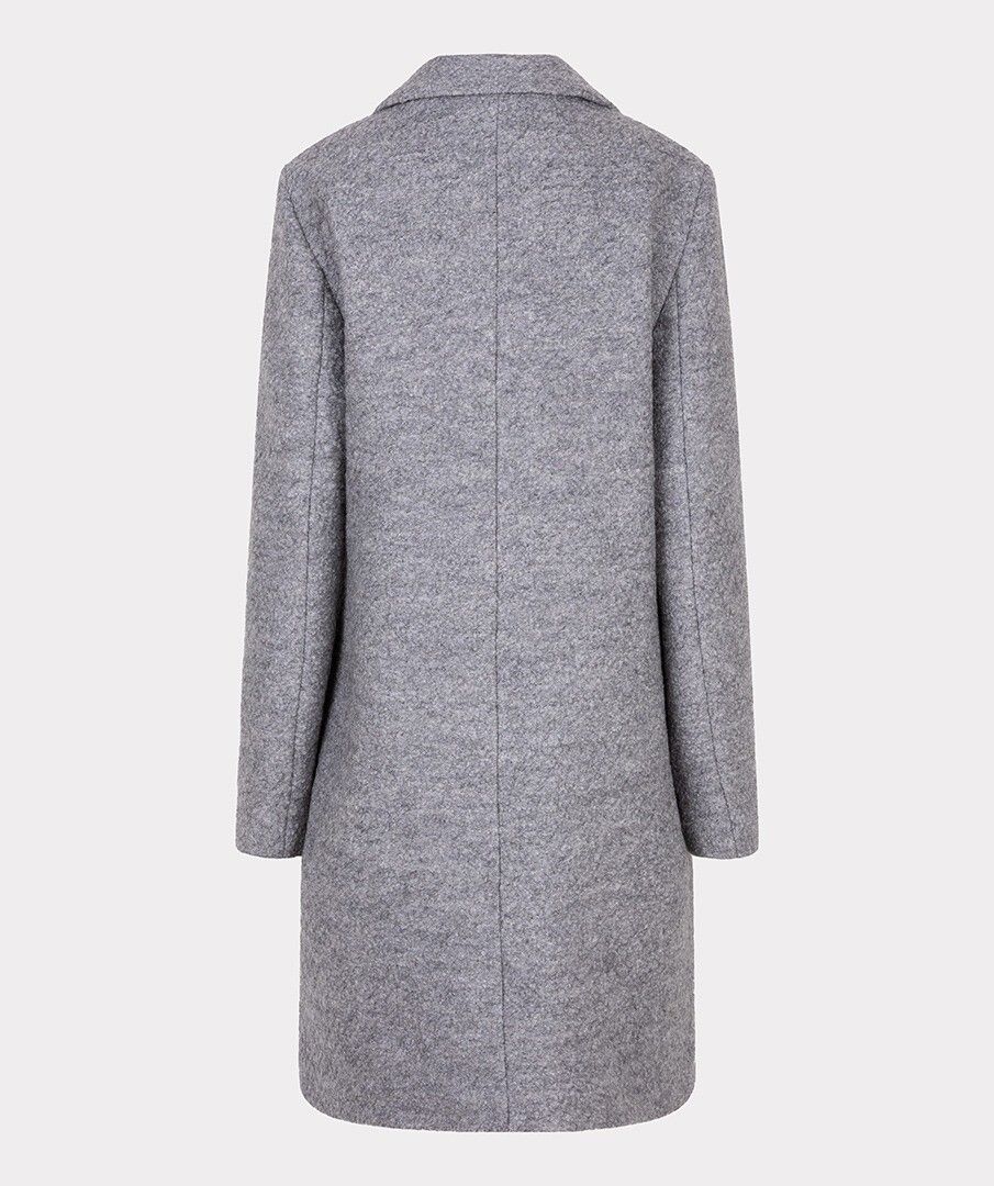 MANTEAU CROISÉ BOUCLÉ