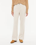 Pantalon en velours côtelé pour femme avec poches latérales