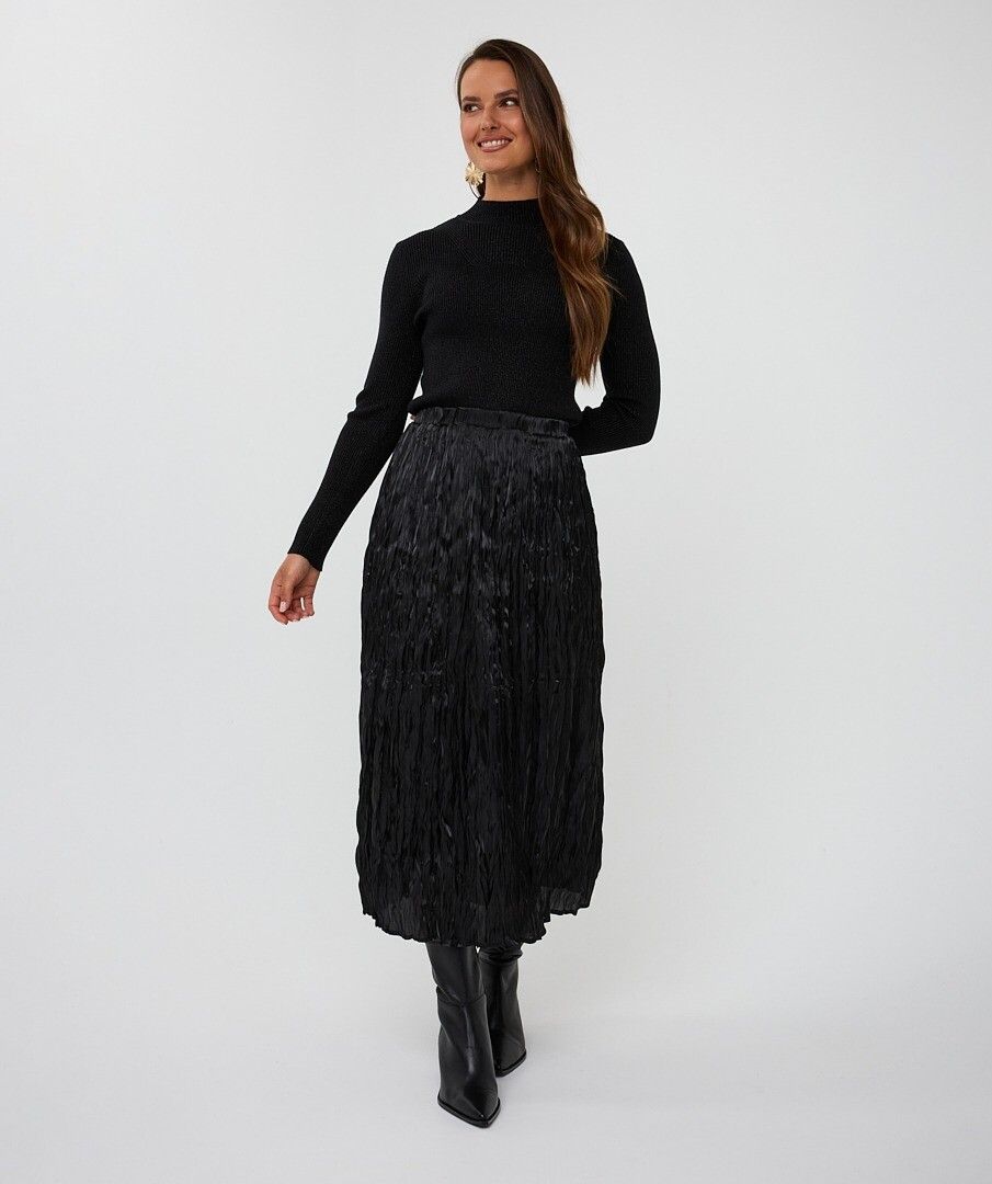 TOP COL RIB LUREX